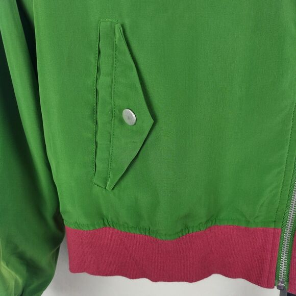 Boba Fett Star Wars WeLoveFine Green Full Zip Bomber Jacket - Picture 6 of 9